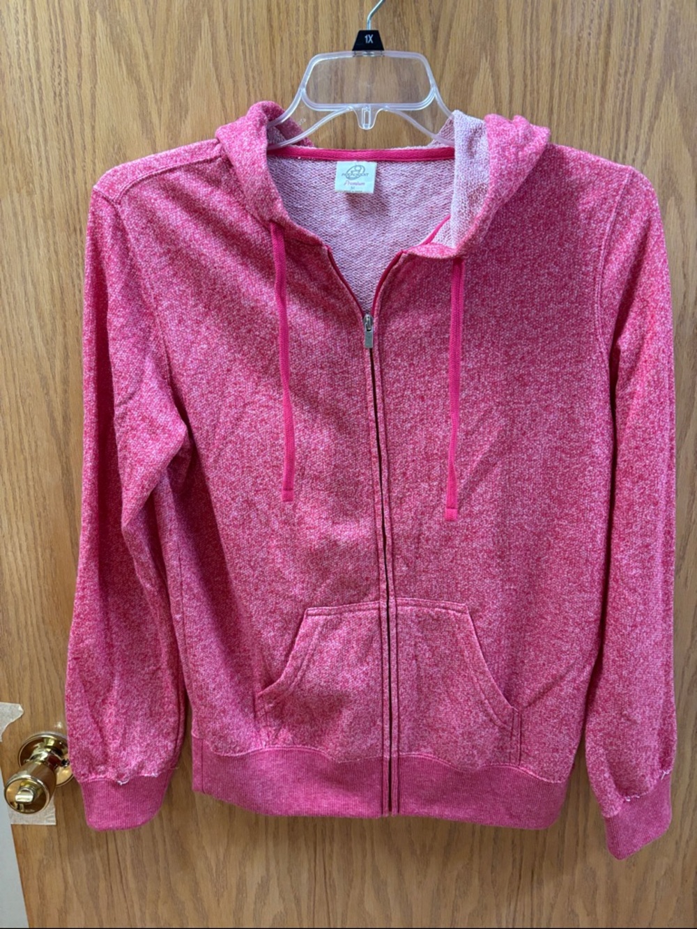 Cozy Pink Zip-Up Hoodie - Women's Sweatshirt